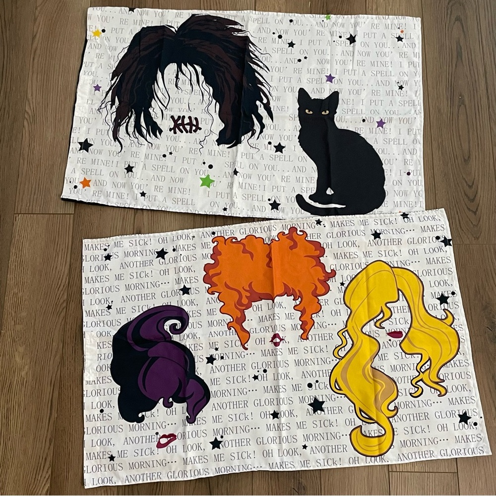 Halloween-Themed Hocus Pocus Decorative Standard Pillowcases (2)
